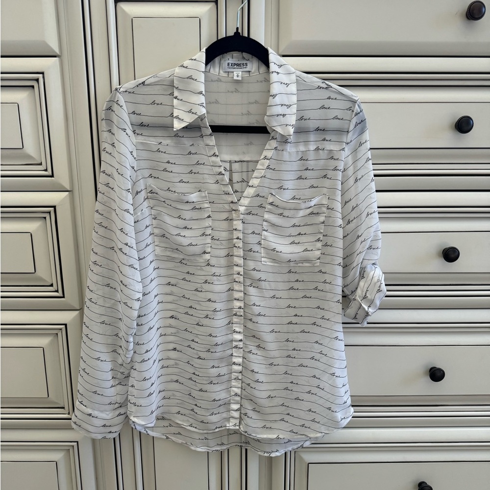 Women’s Express button up blouse